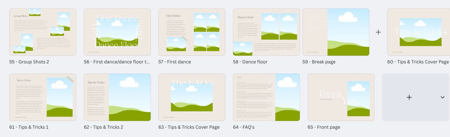 Chloe Welcome Guide + Pricing Guide template Bundle