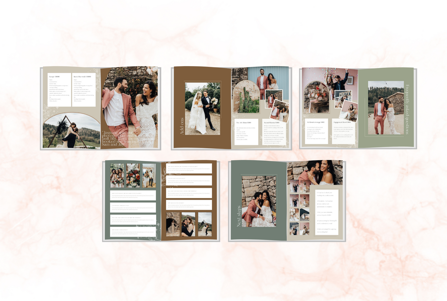 Jasmine Canva Wedding Photography Pricing Guide