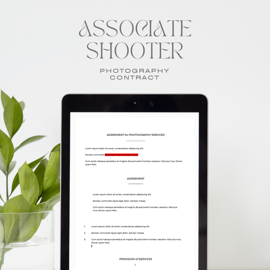 associate shooter photography contract by rebecca carpenter photography