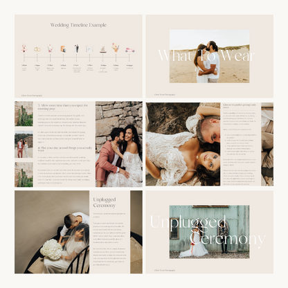 Chloe Welcome Guide + Pricing Guide template Bundle