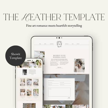 Heather Website Template