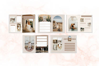 Lucie Welcome Guide + Pricing Guide template Bundle