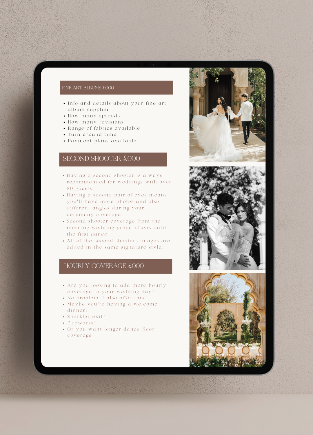 Rebecca Pricing Guide Template