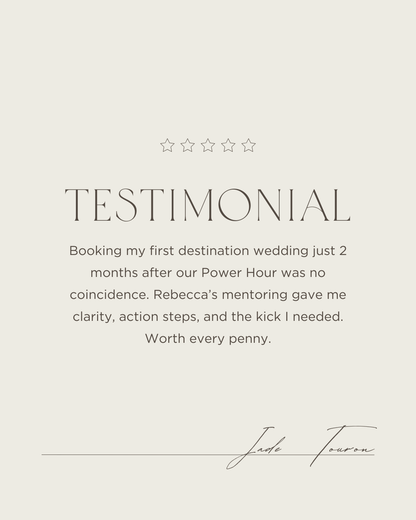 Mentoring with Rebecca Carpenter