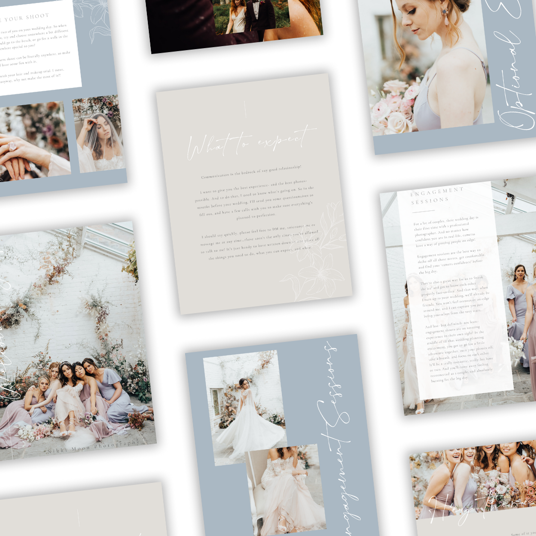 Nikki Welcome Guide + Pricing Guide template Bundle