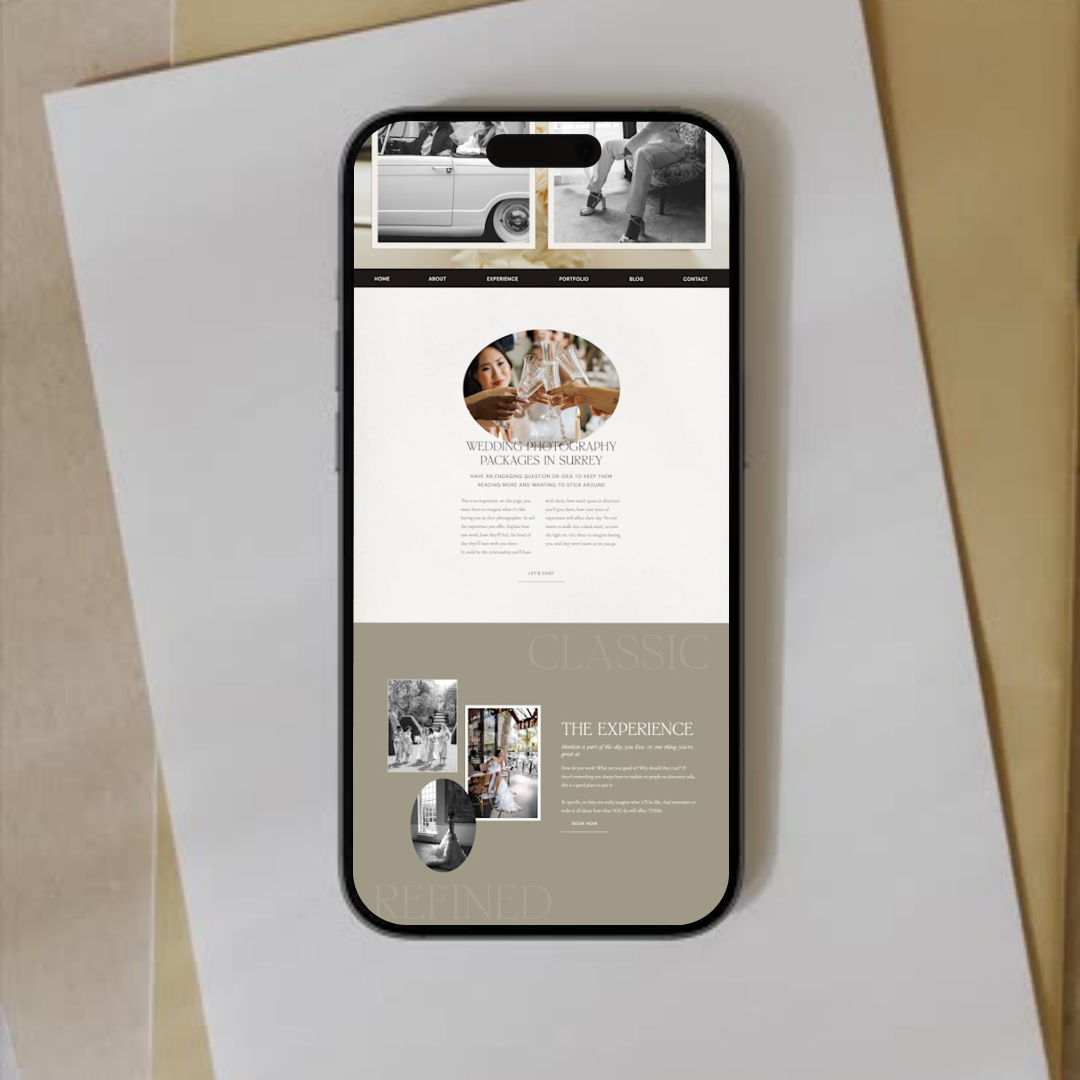 Paige Website Template