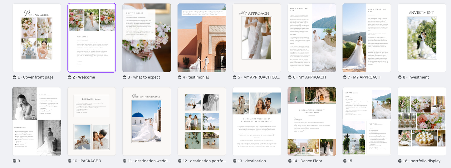 Heather Pricing Guide Template