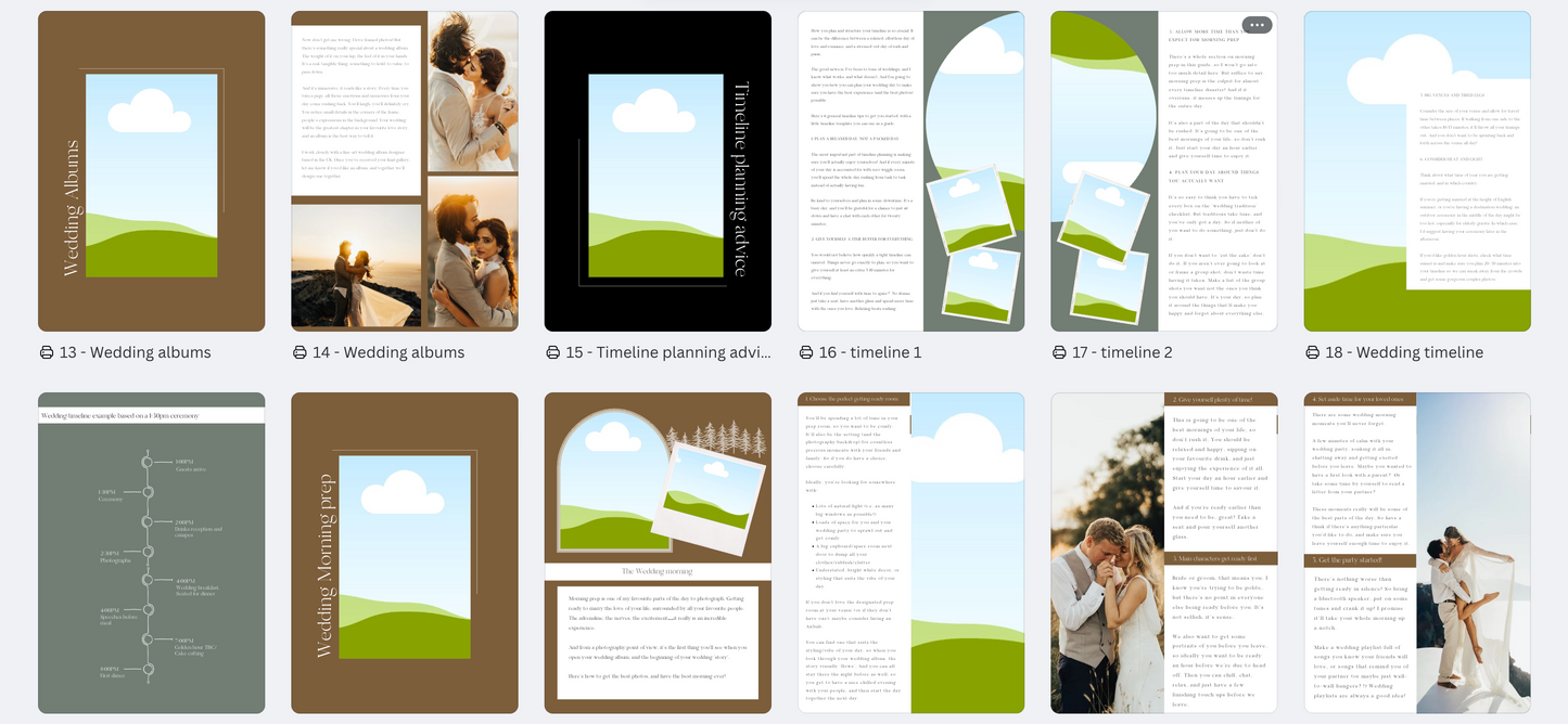 Jasmine Welcome Guide + Pricing Guide template Bundle