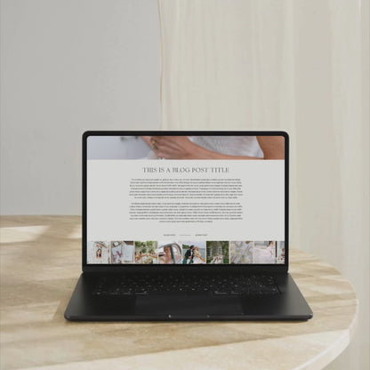 Heather Website Template