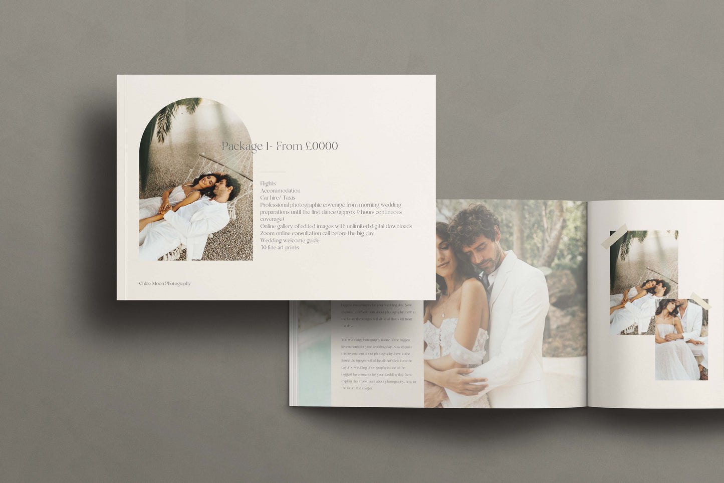 Chloe Canva Pricing Guide template